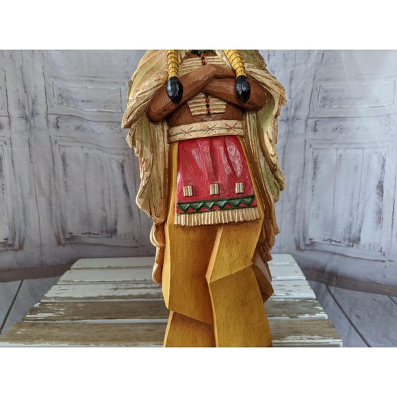 Chief Indian decor Thanksgiving fall home - Picture 4 of 7